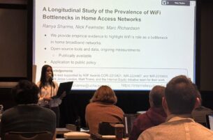 Tanya presenting research